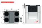 rekuperatorius Zehnder ComfoAir Q 600 ERV ST Plokštelinis
